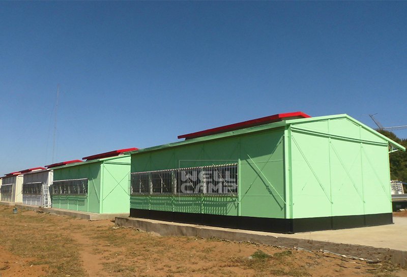 product-Modern Prefabricated House For Classroom In Mozambique Project, Wellcamp K-16-WELLCAMP, WELL-2