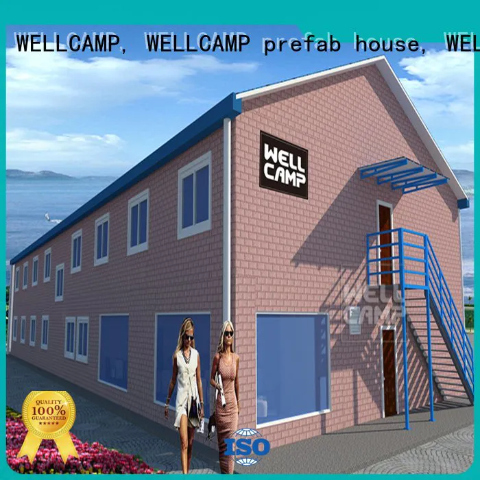 WELLCAMP, WELLCAMP prefab house, WELLCAMP container house strong panel modular Prefabricated Concrete Villa building