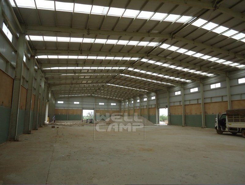 product-Widely used sandwich panel steel warehouse building, Wellcamp S-3-WELLCAMP, WELLCAMP prefab -2