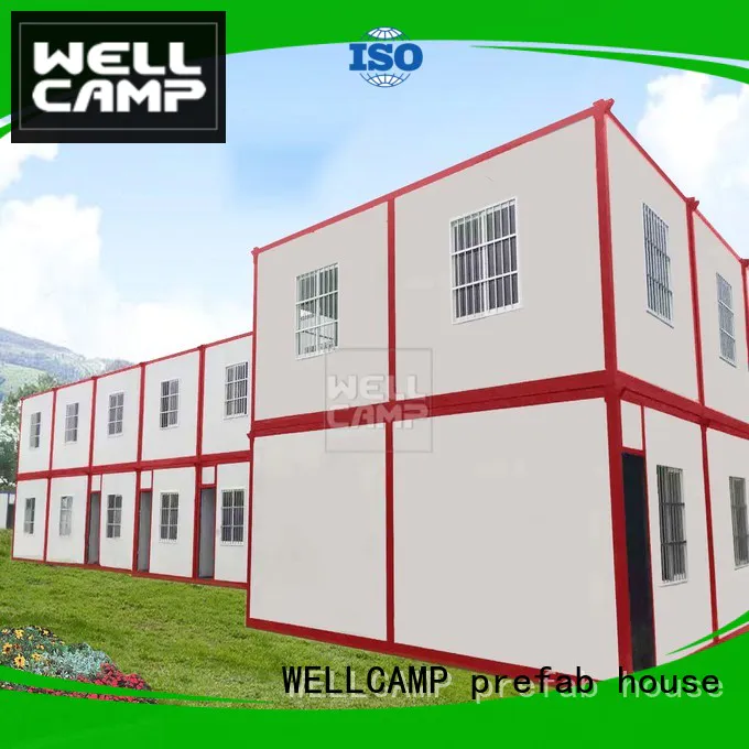 WELLCAMP, WELLCAMP prefab house, WELLCAMP container house portable container house project house for living