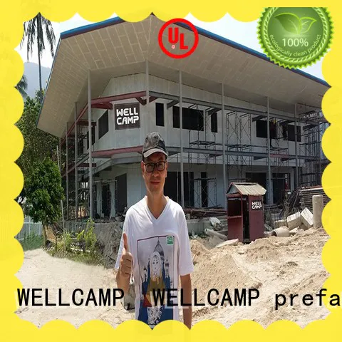 WELLCAMP, WELLCAMP prefab house, WELLCAMP container house concrete prefabricated house designs standard for hotel