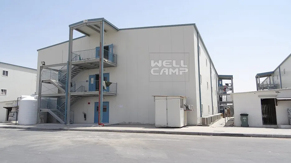 Casa prefabricada de tres pisos para campo de trabajo, Wellcamp T-11