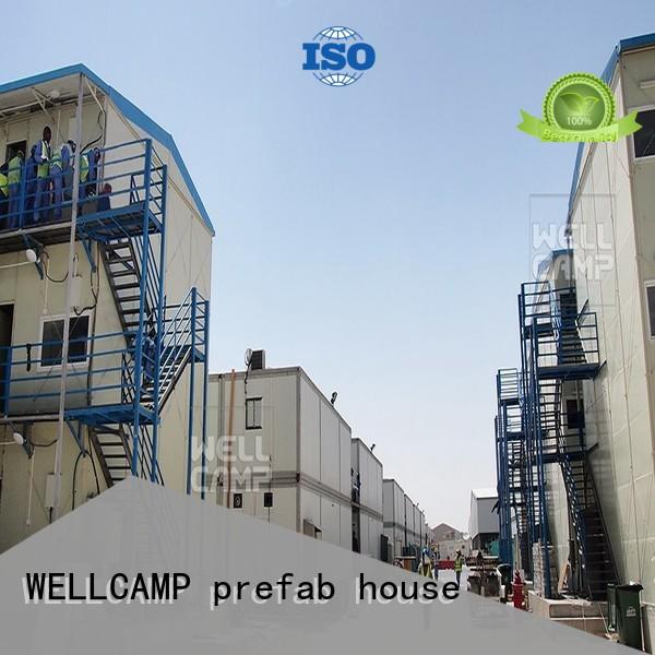 hot sale prefabricated houses manufacturers online for labour camp WELLCAMP, WELLCAMP prefab house, WELLCAMP container house