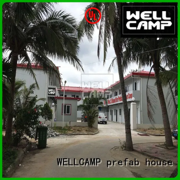 WELLCAMP, WELLCAMP prefab house, WELLCAMP container house fireproof prefab houses for sale online for dormitory