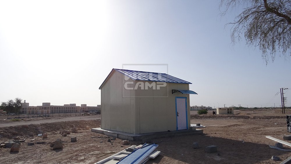 Gedung Kantor Prefabrikasi Wellcamp di Proyek Oman
