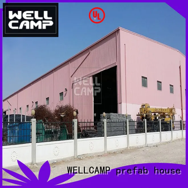 large steel prefab warehouse WELLCAMP, WELLCAMP prefab house, WELLCAMP container house Brand