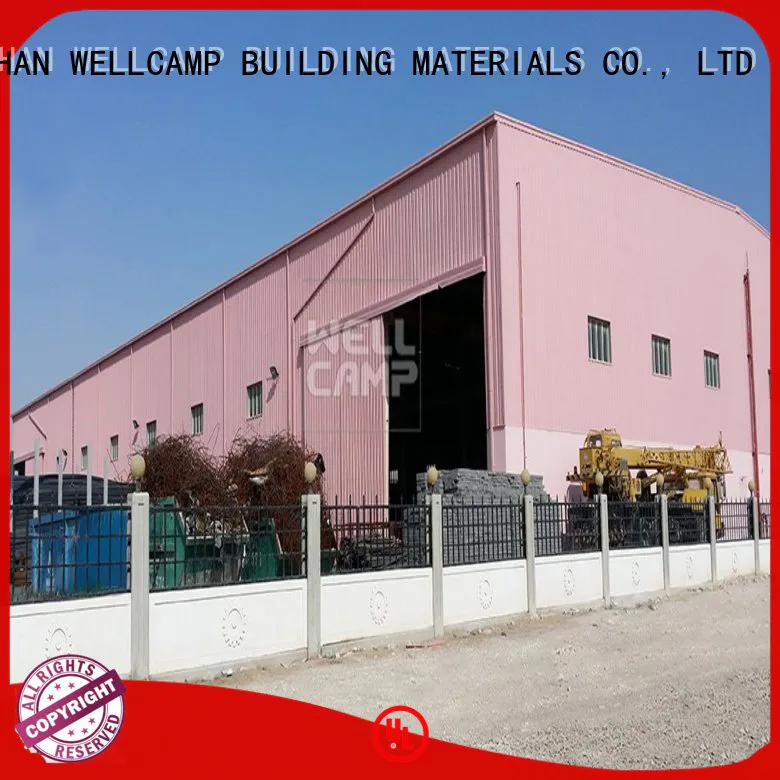 sheet steel workshop prefab warehouse WELLCAMP, WELLCAMP prefab house, WELLCAMP container house manufacture
