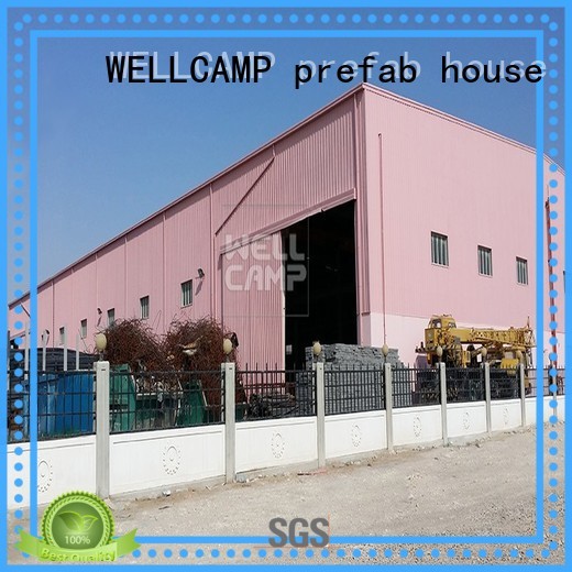 WELLCAMP, WELLCAMP prefab house, WELLCAMP container house frame prefab steel warehouse