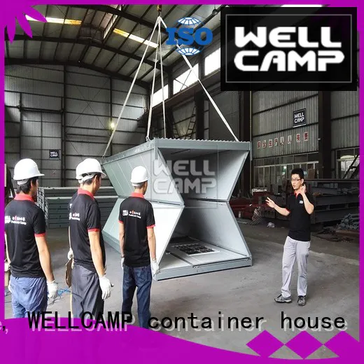 steel folding container house unique WELLCAMP, WELLCAMP prefab house, WELLCAMP container house company