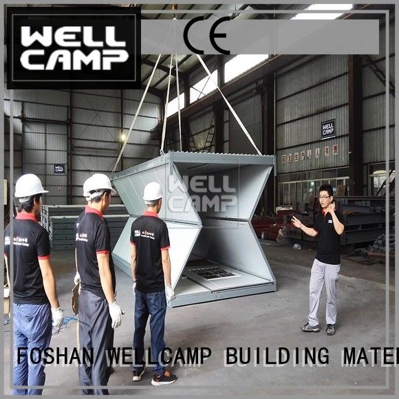 foldable container house wholesale WELLCAMP, WELLCAMP prefab house, WELLCAMP container house