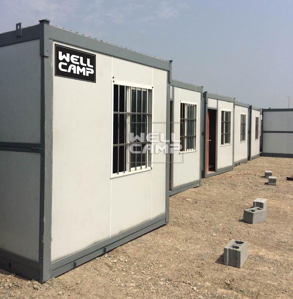 Складной контейнерный дом Wellcamp для трудового лагеря в Саудовской Аравии
