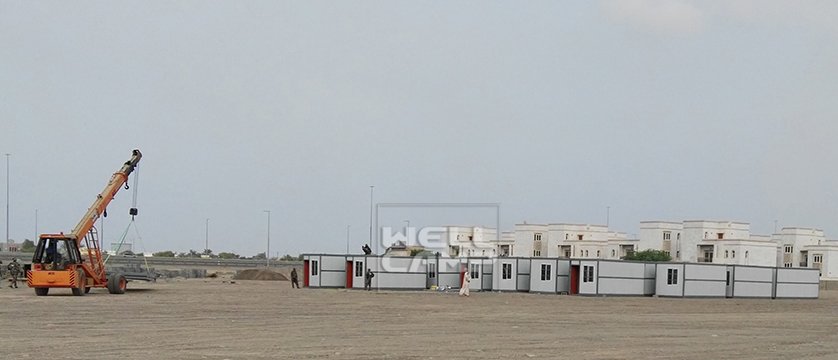 Складной контейнерный дом Wellcamp для трудового лагеря в Саудовской Аравии