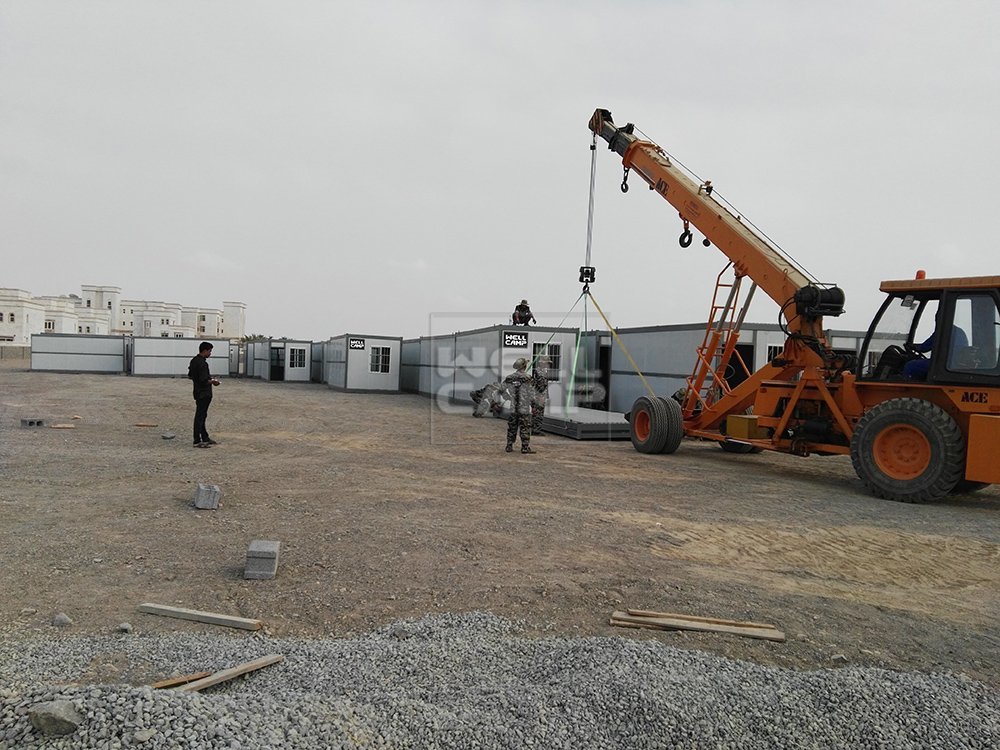 Wellcamp Folding Container House for Labor Camp in Saudi Arabia