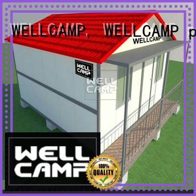 WELLCAMP, WELLCAMP prefab house, WELLCAMP container house high end prefab villa factory in garden for hotel