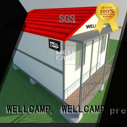 c2 low folding WELLCAMP, WELLCAMP prefab house, WELLCAMP container house Brand customized light steel villa factory