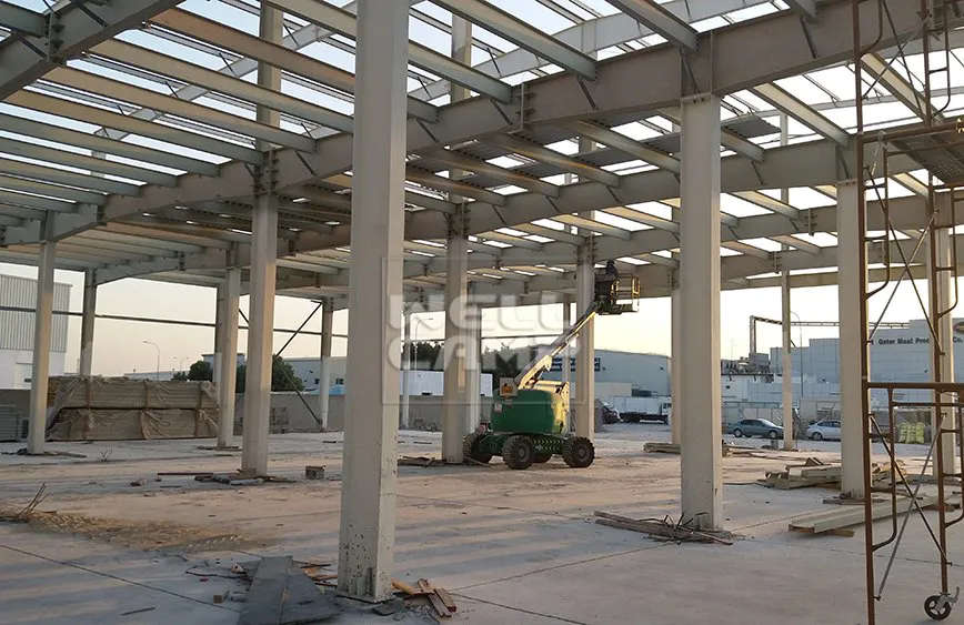 Wellcamp steel structure building second project in Qatar