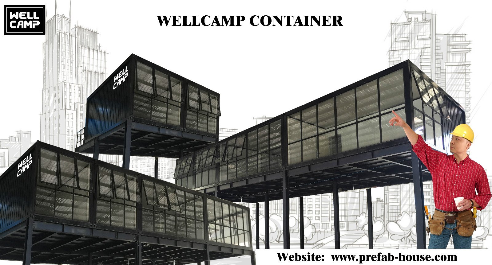 WELLCAMP, WELLCAMP prefab house, WELLCAMP container house Array image145