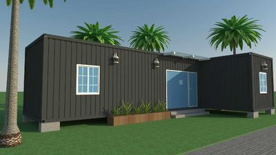 Eco-Friendly Light Steel Container Villa For Container Resort, Wellcamp CV-1