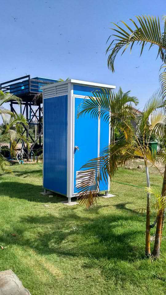Сборный мобильный туалет Easy Move для работы на открытом воздухе, Wellcamp T-1