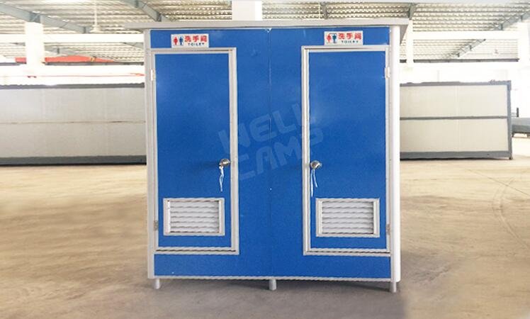 product-WELLCAMP, WELLCAMP prefab house, WELLCAMP container house-Movable Double Toilet For Outdoor,-1
