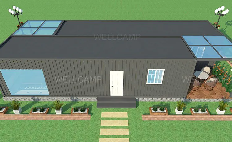 product-Wellcamp Light Steel Container Villa Low Cost, Wellcamp CV-2-WELLCAMP, WELLCAMP prefab house-2