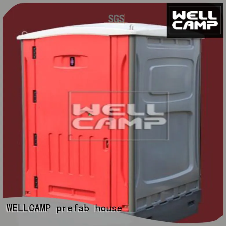 double prefabricated luxury portable toilets WELLCAMP, WELLCAMP prefab house, WELLCAMP container house Brand