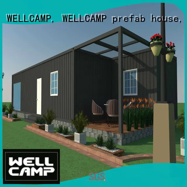 Quality WELLCAMP, WELLCAMP prefab house, WELLCAMP container house Brand ecofriendly luxury living container villa suppliers