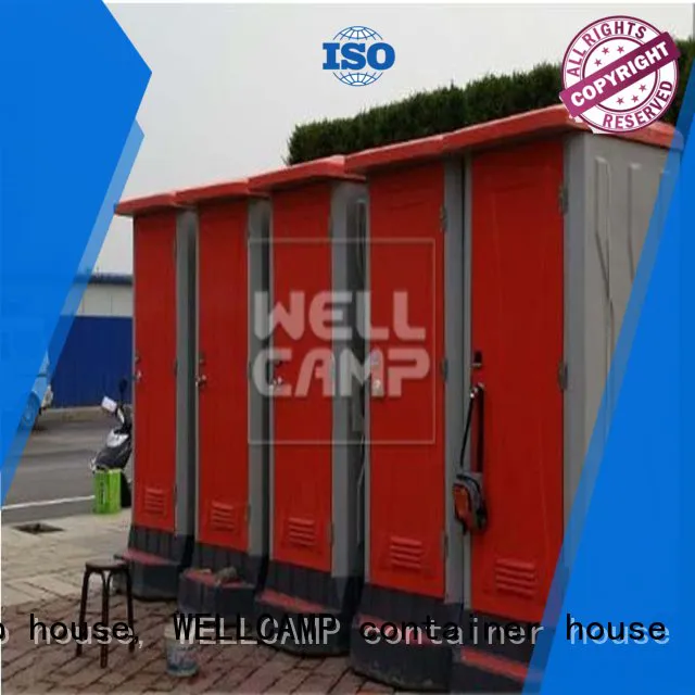 Custom double public best portable toilet WELLCAMP, WELLCAMP prefab house, WELLCAMP container house mobile