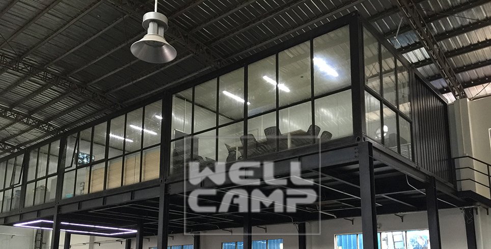 Проект съемного контейнерного офиса Wellcamp в Сингапуре