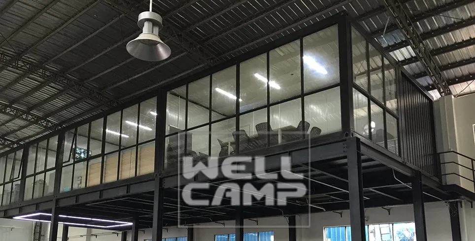 Proyecto de oficina de contenedores desmontables Wellcamp en Singapur