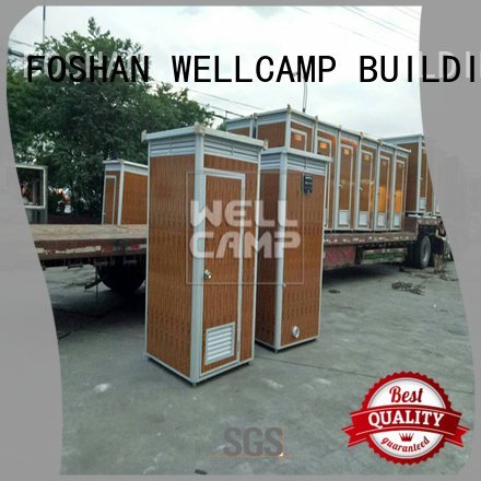 WELLCAMP, WELLCAMP prefab house, WELLCAMP container house Brand working luxury portable toilets movable t1