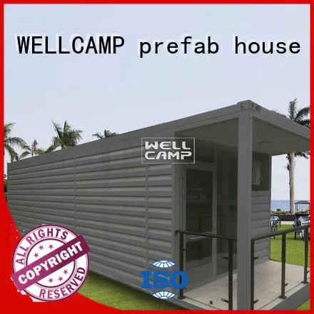 shipping container house for villa resort PVC tile modern shipping container house Brand