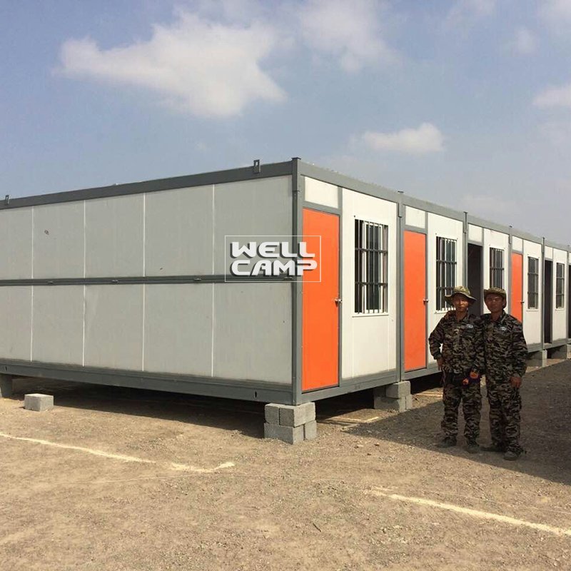 product-Light Steel Folding Container House for Worker, Wellcamp F-12-WELLCAMP, WELLCAMP prefab hous-1