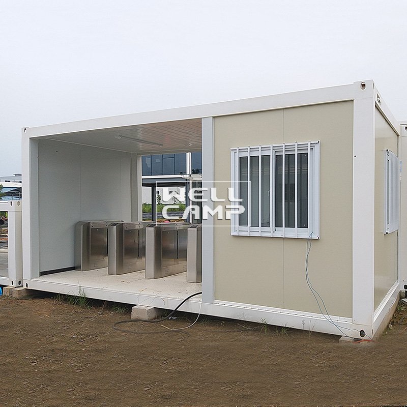 WELLCAMP Prefab-House Glass Wool Panel Flat Pack Container House, Wellcamp FL-19 info