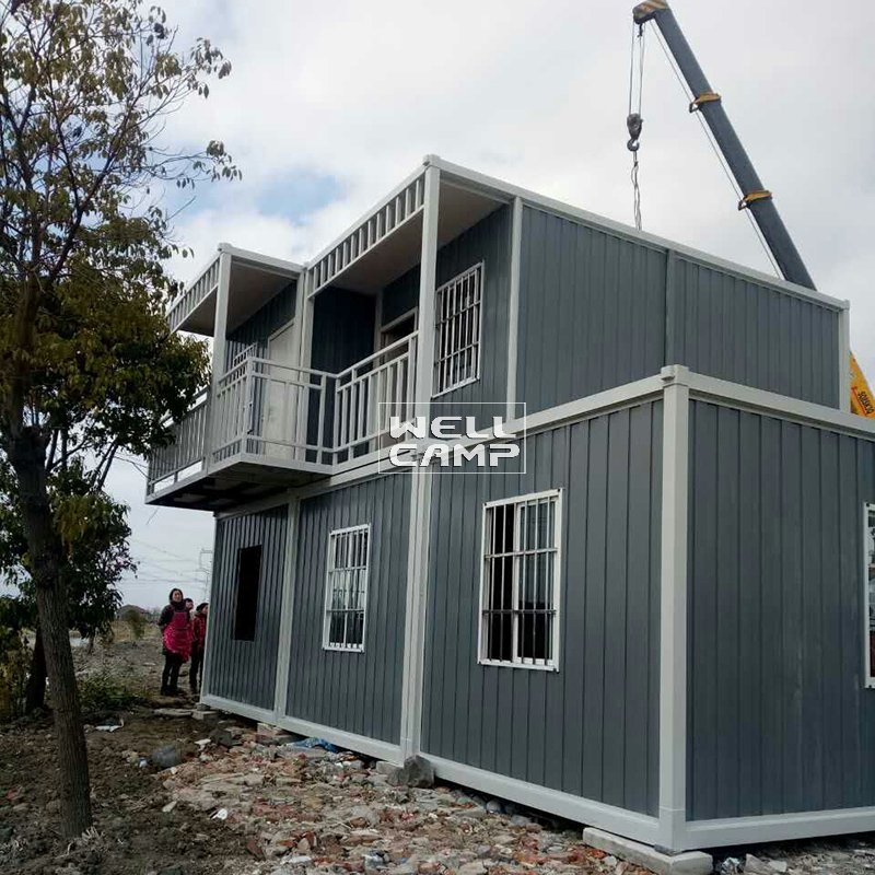 product-WELLCAMP, WELLCAMP prefab house, WELLCAMP container house-Detachable Ripple Container Office-1