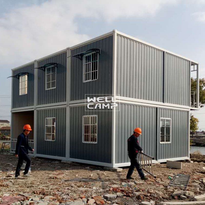 product-WELLCAMP, WELLCAMP prefab house, WELLCAMP container house-Detachable Ripple Container Office-1