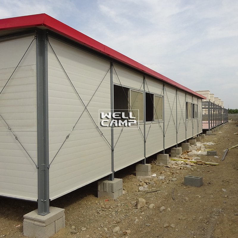 Single Pitch Mobile Prefab Homes Untuk Penginapan, Wellcamp K-19