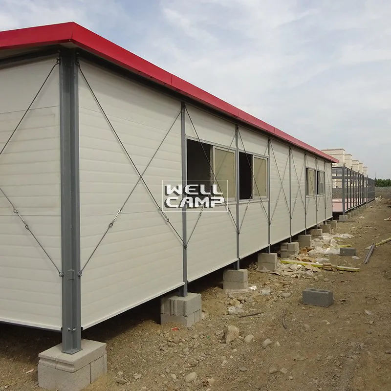 Casas prefabricadas móviles de paso único para alojamiento, Wellcamp K-19