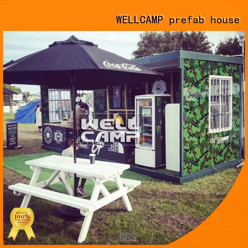 Quality foldable container house WELLCAMP, WELLCAMP prefab house, WELLCAMP container house Brand eco folding container house