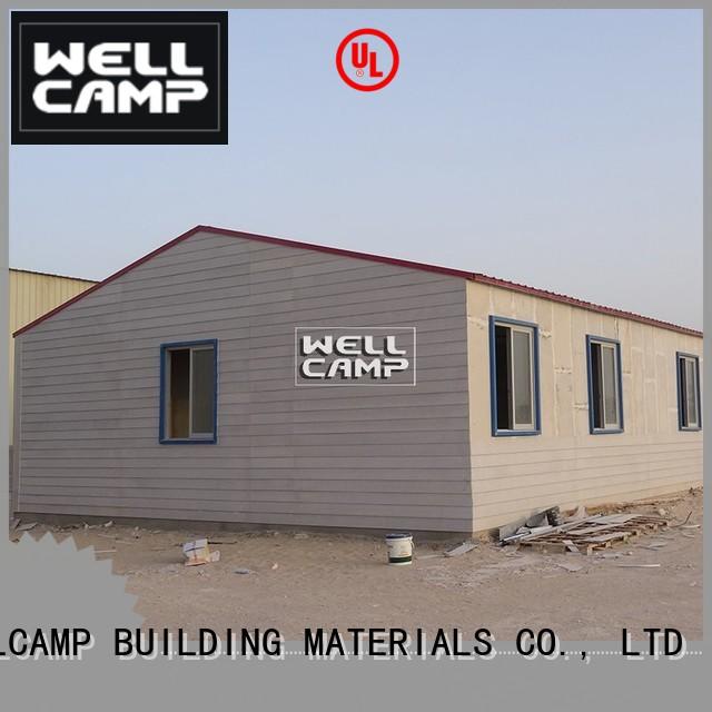 comfortable modern prefabricated houses hot sale for hotel WELLCAMP, WELLCAMP prefab house, WELLCAMP container house