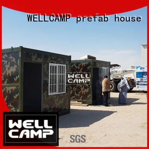 container cost foldable container house WELLCAMP, WELLCAMP prefab house, WELLCAMP container house manufacture