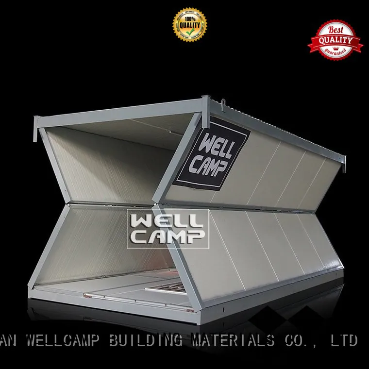 WELLCAMP, WELLCAMP prefab house, WELLCAMP container house Brand f7 move folding container house prefabricated factory