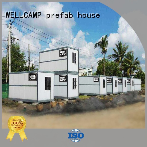 foldable expandable homes container for worker WELLCAMP, WELLCAMP prefab house, WELLCAMP container house