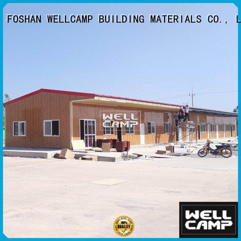 WELLCAMP, WELLCAMP prefab house, WELLCAMP container house Brand homes sandwich prefab houses for sale