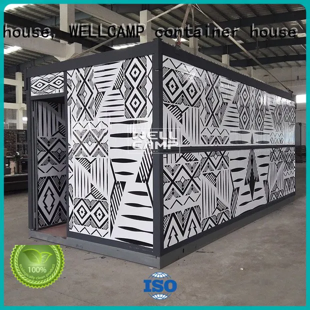 move folding folding container house rock color WELLCAMP, WELLCAMP prefab house, WELLCAMP container house company