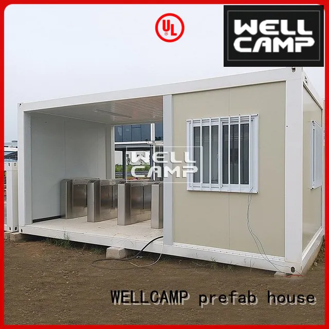 Quality WELLCAMP, WELLCAMP prefab house, WELLCAMP container house Brand flat pack storage container flat wellcamp