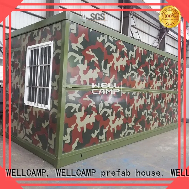 Custom steel folding container house prefabricated WELLCAMP, WELLCAMP prefab house, WELLCAMP container house