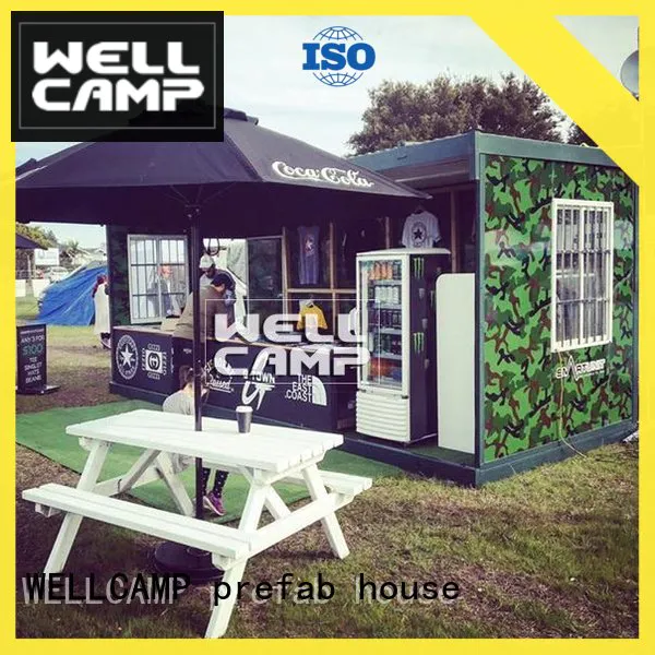 WELLCAMP, WELLCAMP prefab house, WELLCAMP container house light steel cheap container homes manufacturer for sale