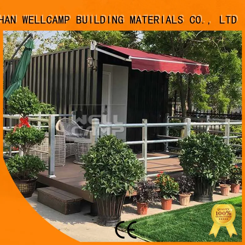 Wholesale FC board shipping container house for villa resort Fire proof door WELLCAMP, WELLCAMP prefab house, WELLCAMP container house Brand