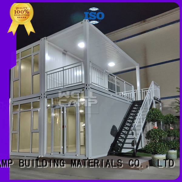 folding c2 low customized light steel villa WELLCAMP, WELLCAMP prefab house, WELLCAMP container house Brand